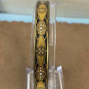 Vintage Micheala Frey bangle in Art Nouveau Motis
